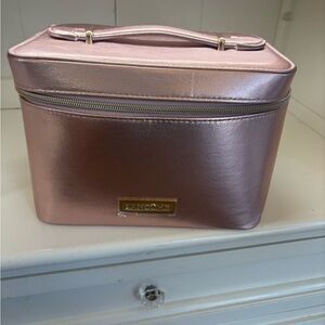 Lancome Metallic Pink Cosmetic Case